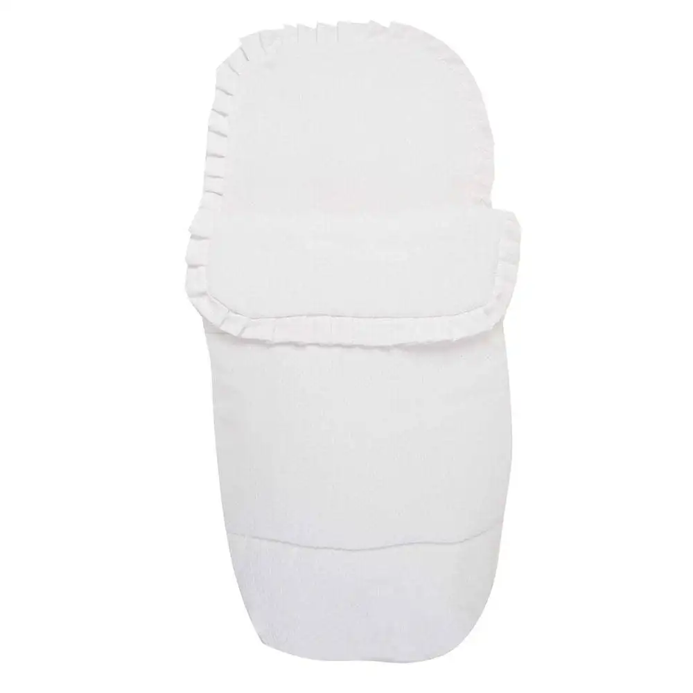 Saco para Capazo Bugaboo Bee 3 - 5 y 6 en piqué de abeja blanco