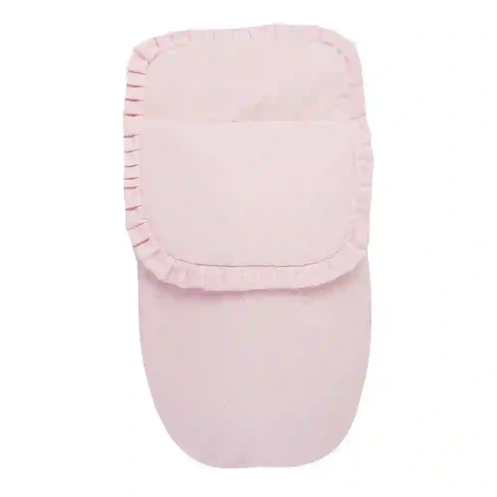 Saco de Capazo para Bugaboo Bee 3 - 5 y 6 en piqué Rosa Con Topitos Blancos