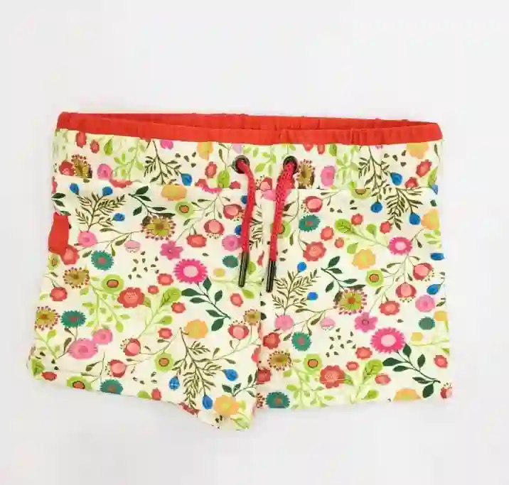 Boxer Licra Estampado Flores en Talla 1-2-3-4 y 5 Años