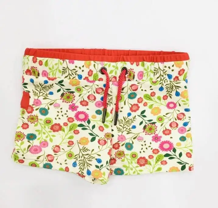 Boxer Licra Estampado Flores en Talla 1-2-3-4 y 5 Años