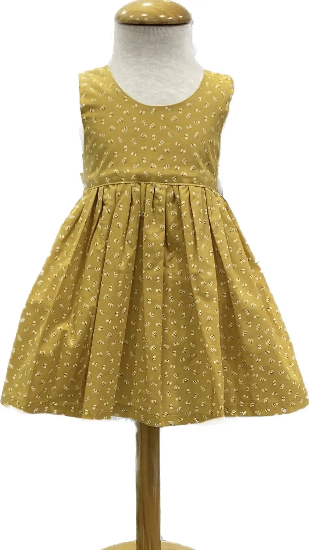 Vestido cruzado curry tallas 2-3-4-5