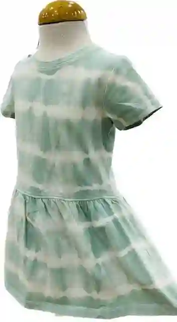Vestido Algodón Verde Agua