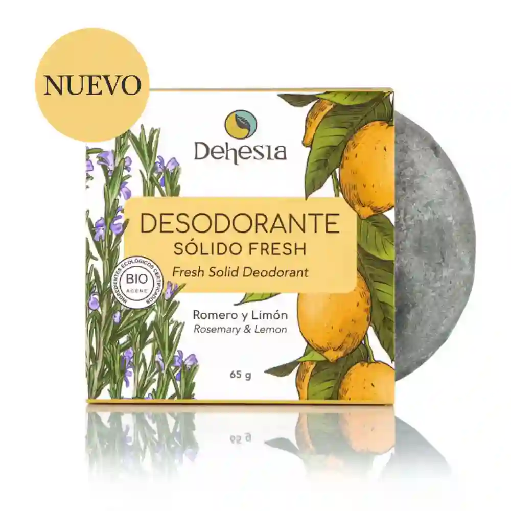 Desodorante sólido Fresh BIO con Romero y Limón Dehesia