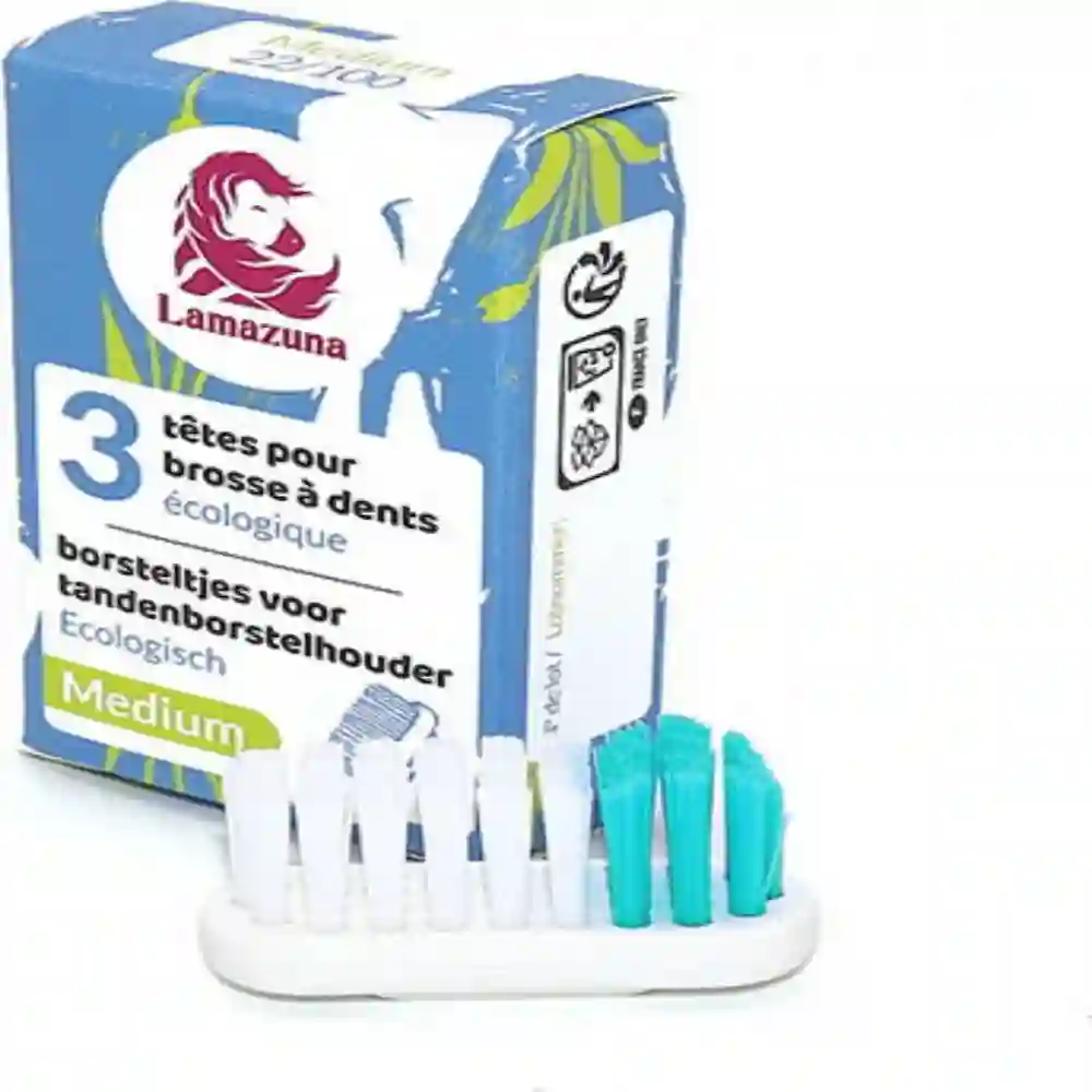 Cabezales Medios de Cepillo de Dientes Lamazuna