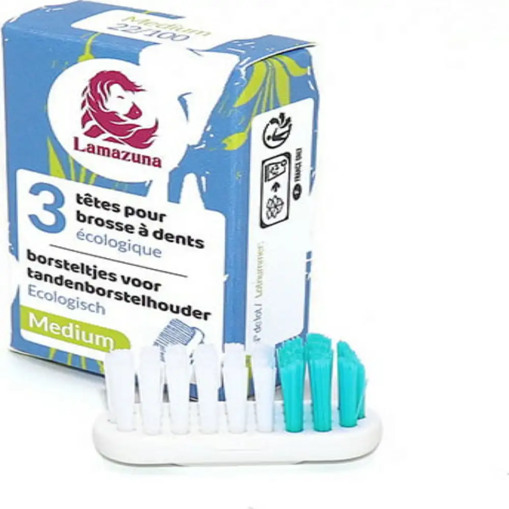 Cabezales Medios de Cepillo de Dientes Lamazuna
