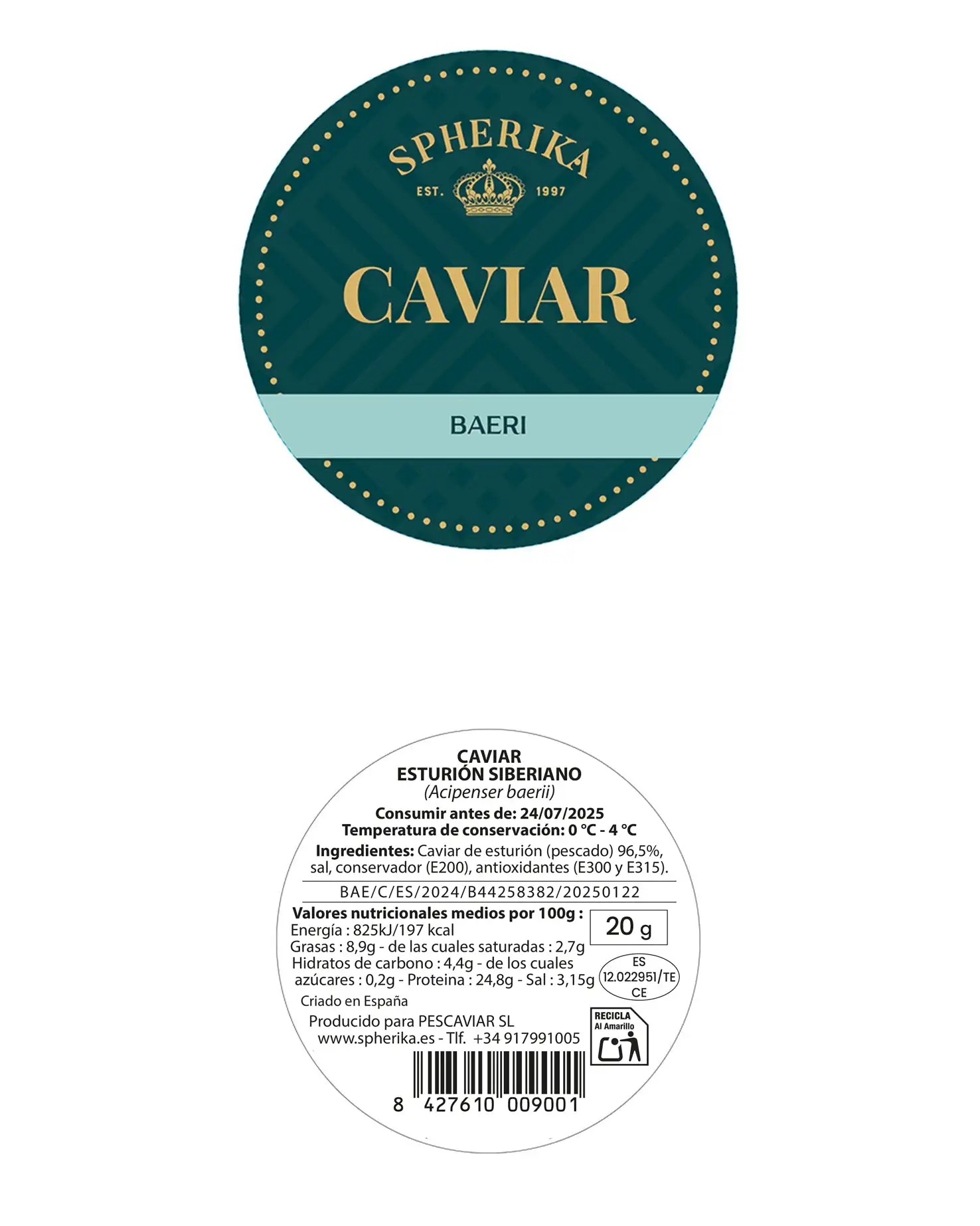 SPHERIKA, Caviar de esturión - Imagen 6