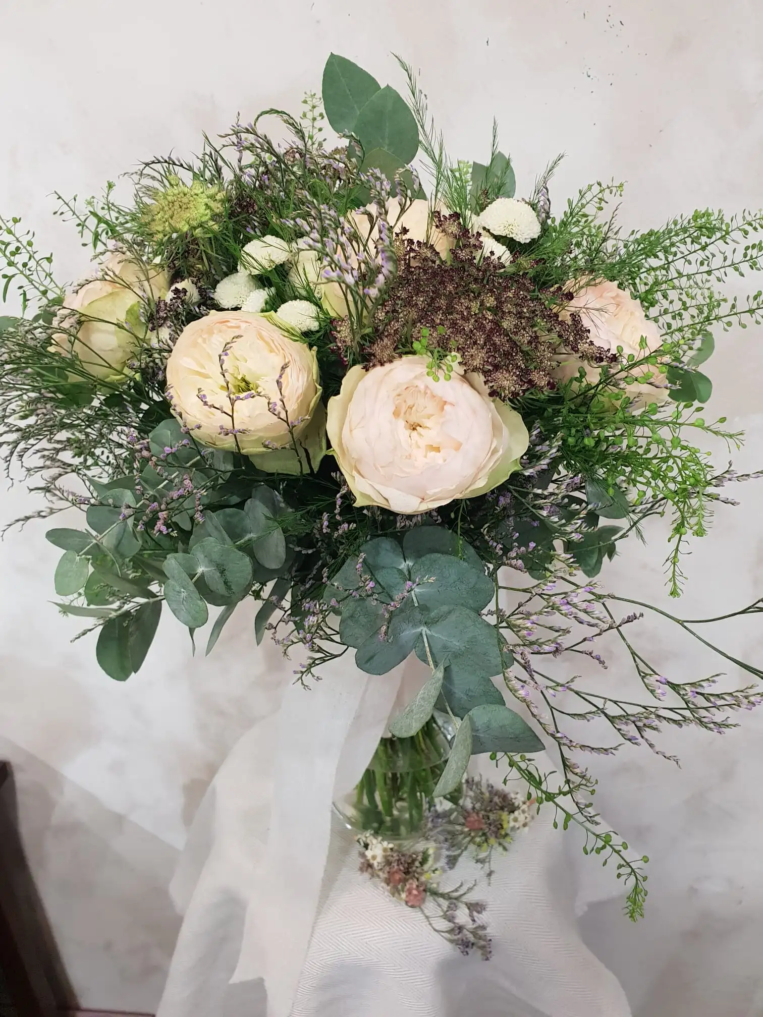 David Justice's roses bouquet