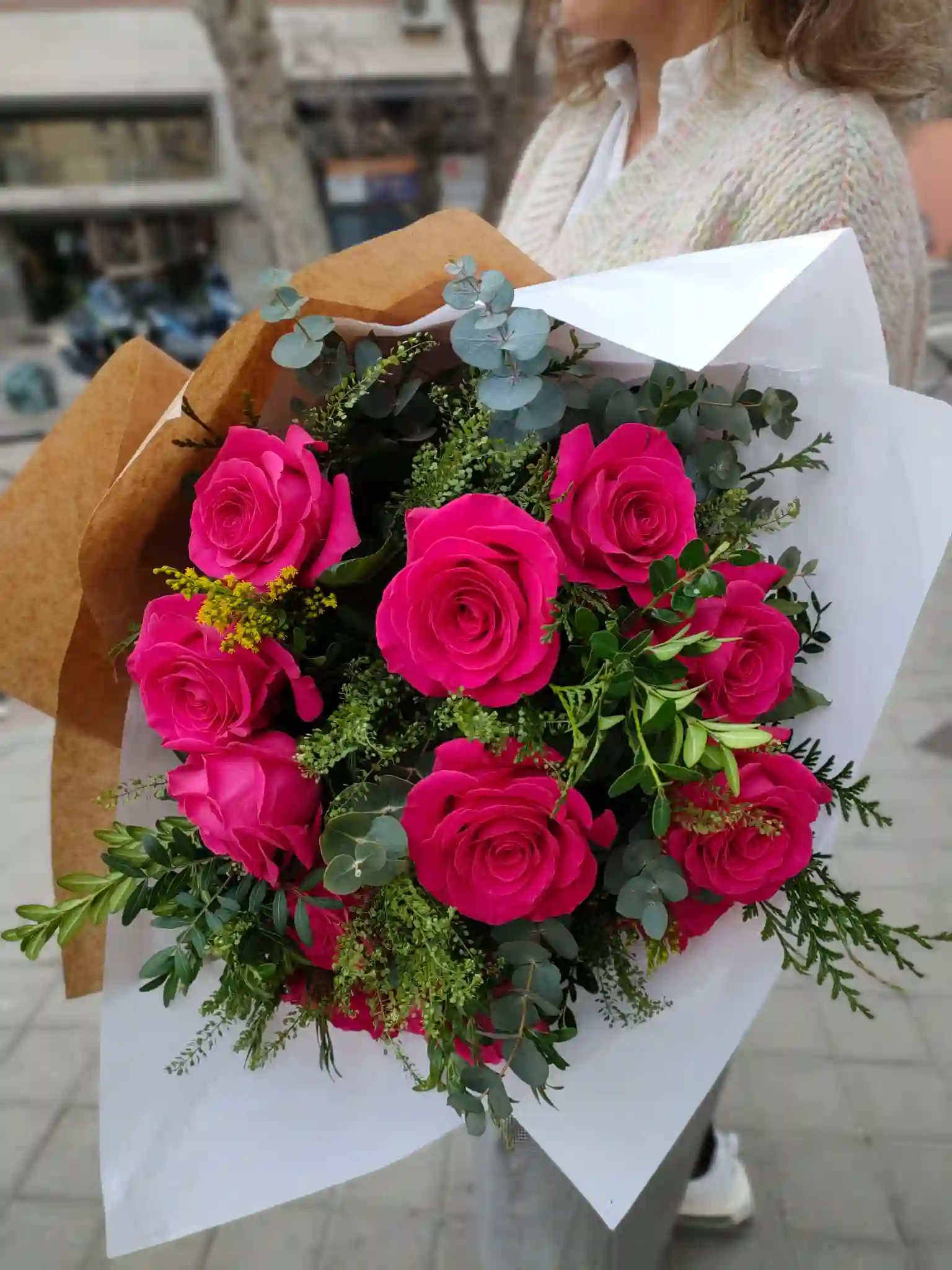 Ramo de Rosas Fucsias