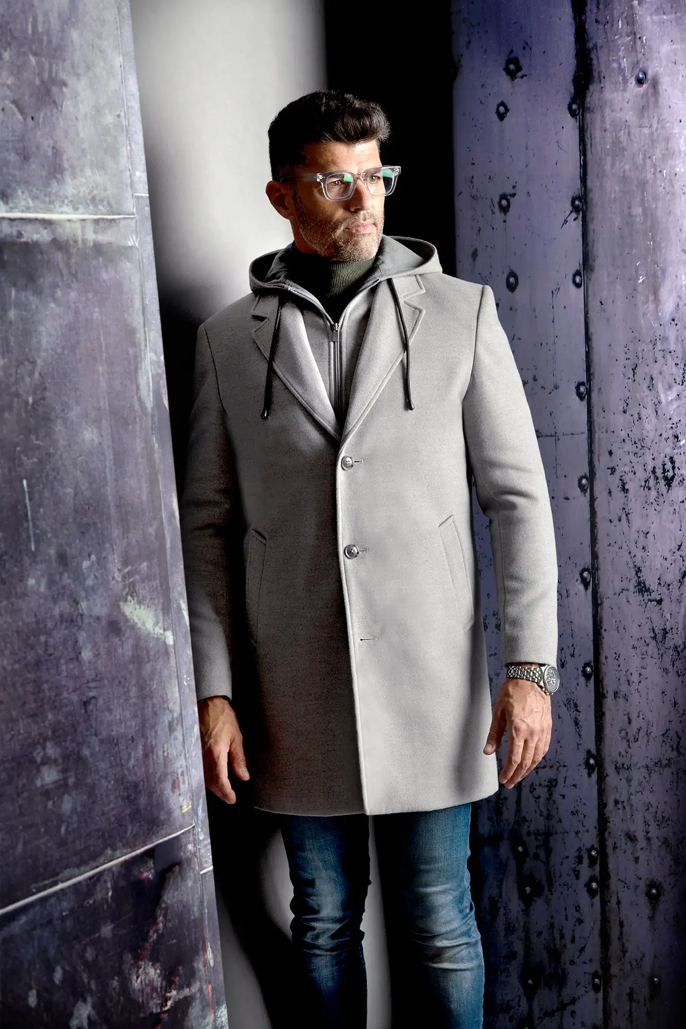Miño coat with removable hood - Image 7