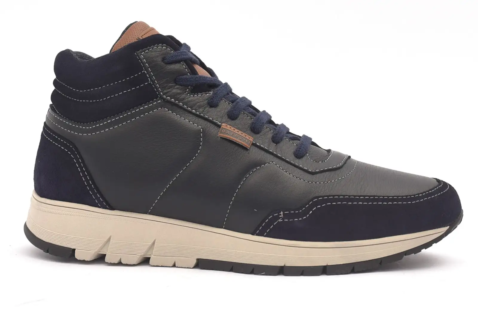 Hugo blue leather boot - Image 4