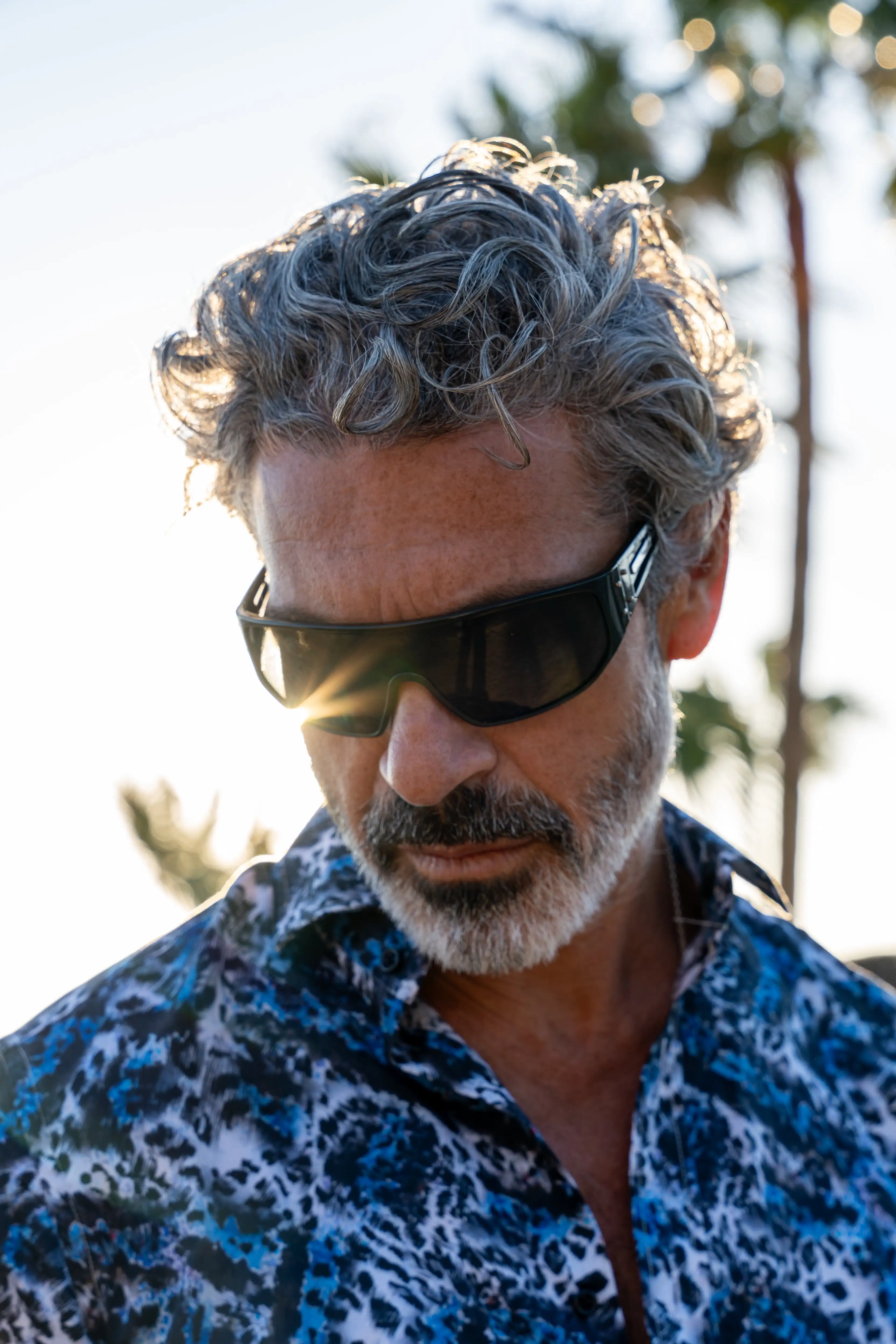 Monttesco leopardo camisa azul - Imagen 3