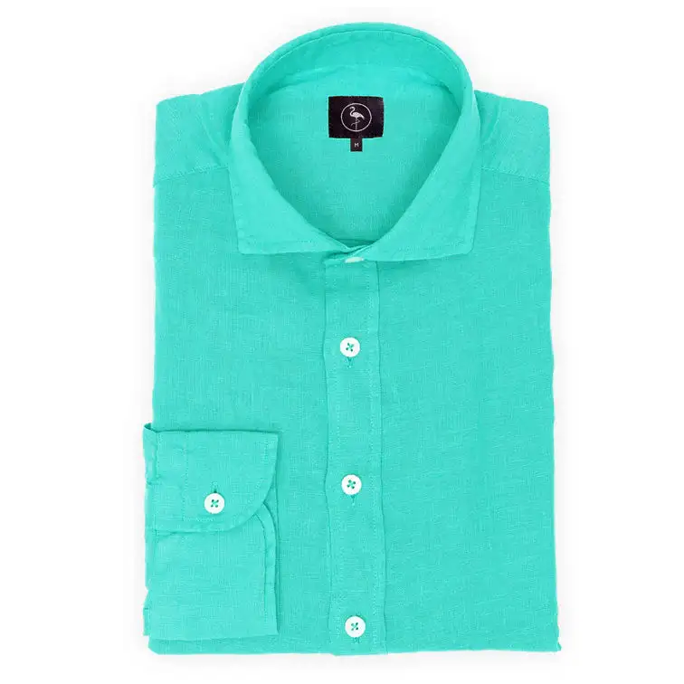 Maltes de lino camisa 100% flamenco