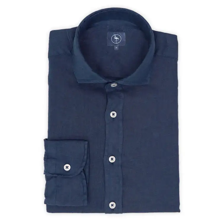 Maltes de lino camisa 100% flamenco - Imagen 2