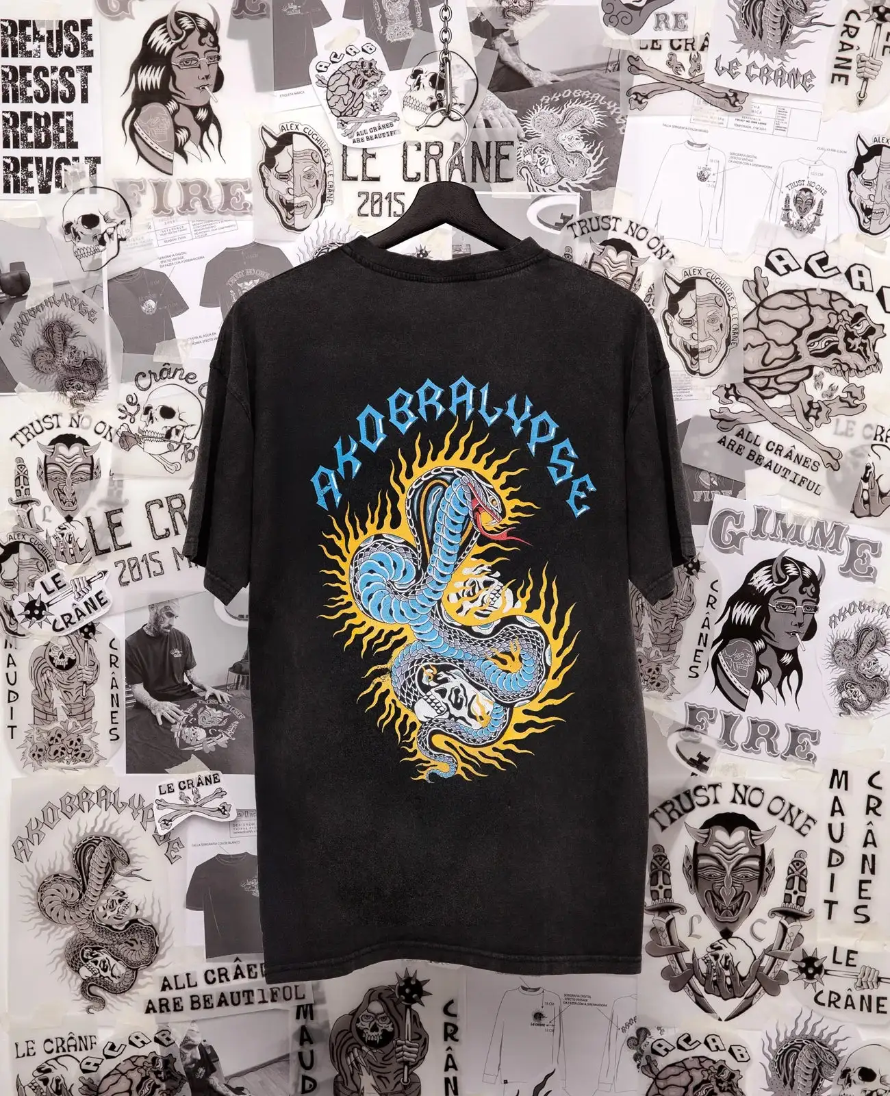 Camiseta cobra by Alex Cuchillas - Imagen 2