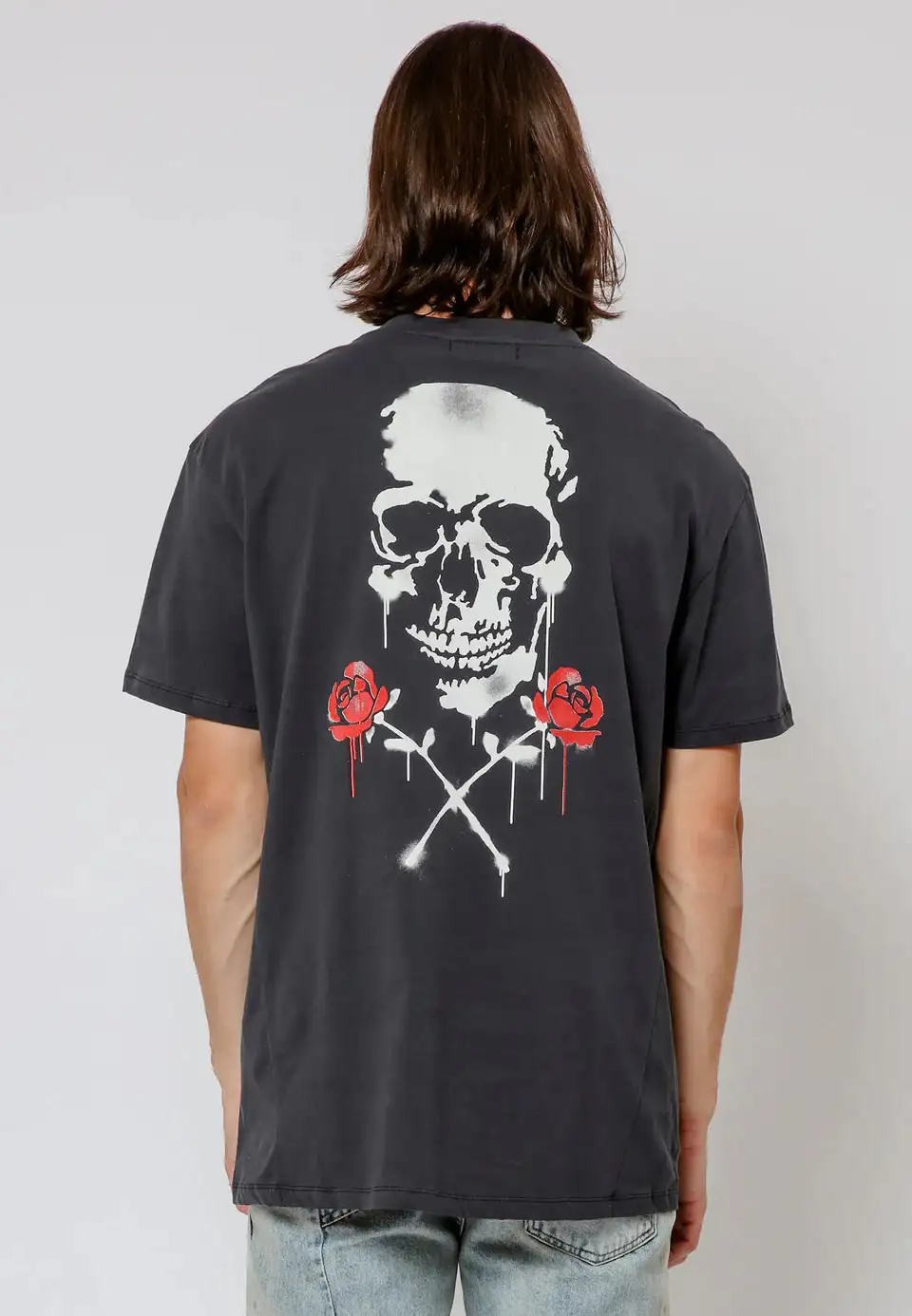 Camiseta RELIGION skull stencil - Image 3