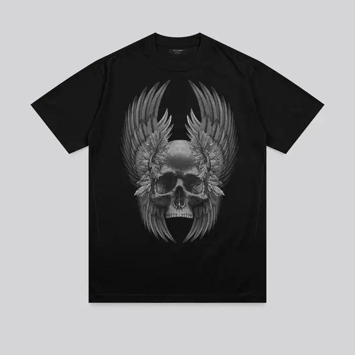 Camiseta Religion Wings Skull - Imagen 4