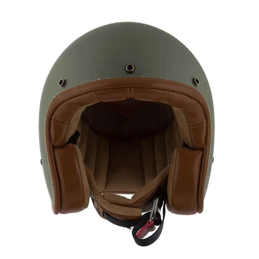Casco Two Strokes Matt Green By city Made in Spain - Image 3