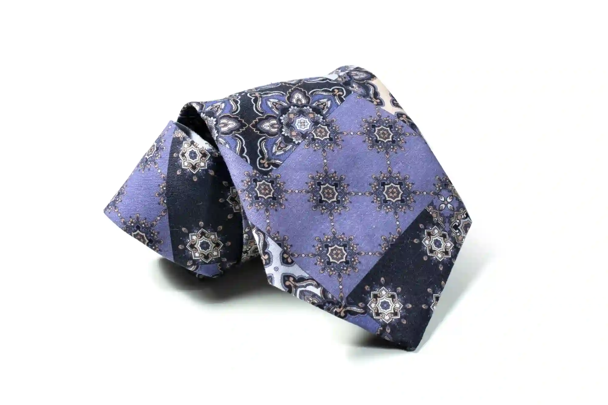 Purple star tie