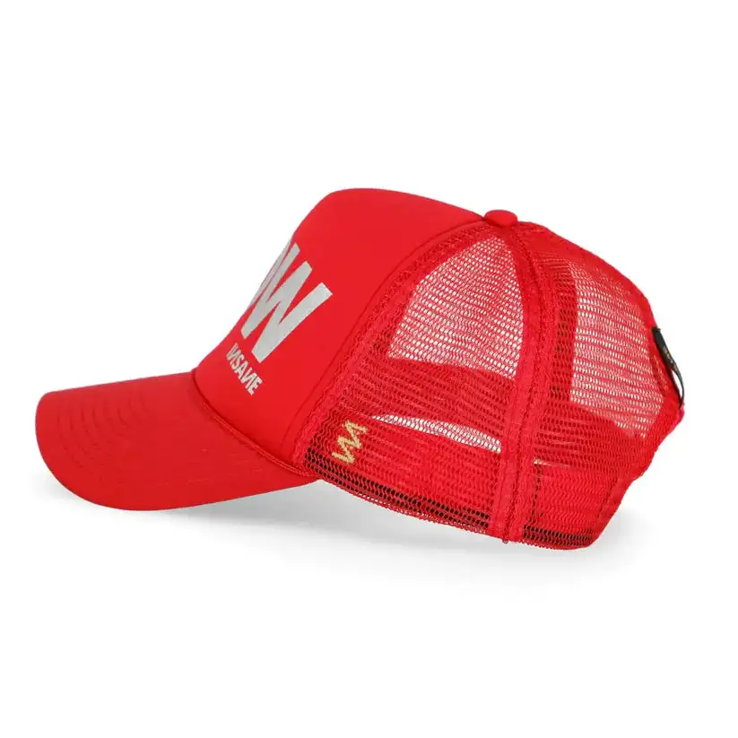 Gorra flow  trucker coral - Image 4