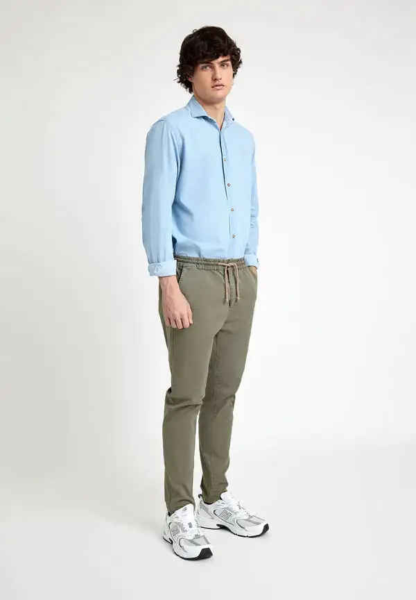 Pantalón Jogger kaki - Imagen 2