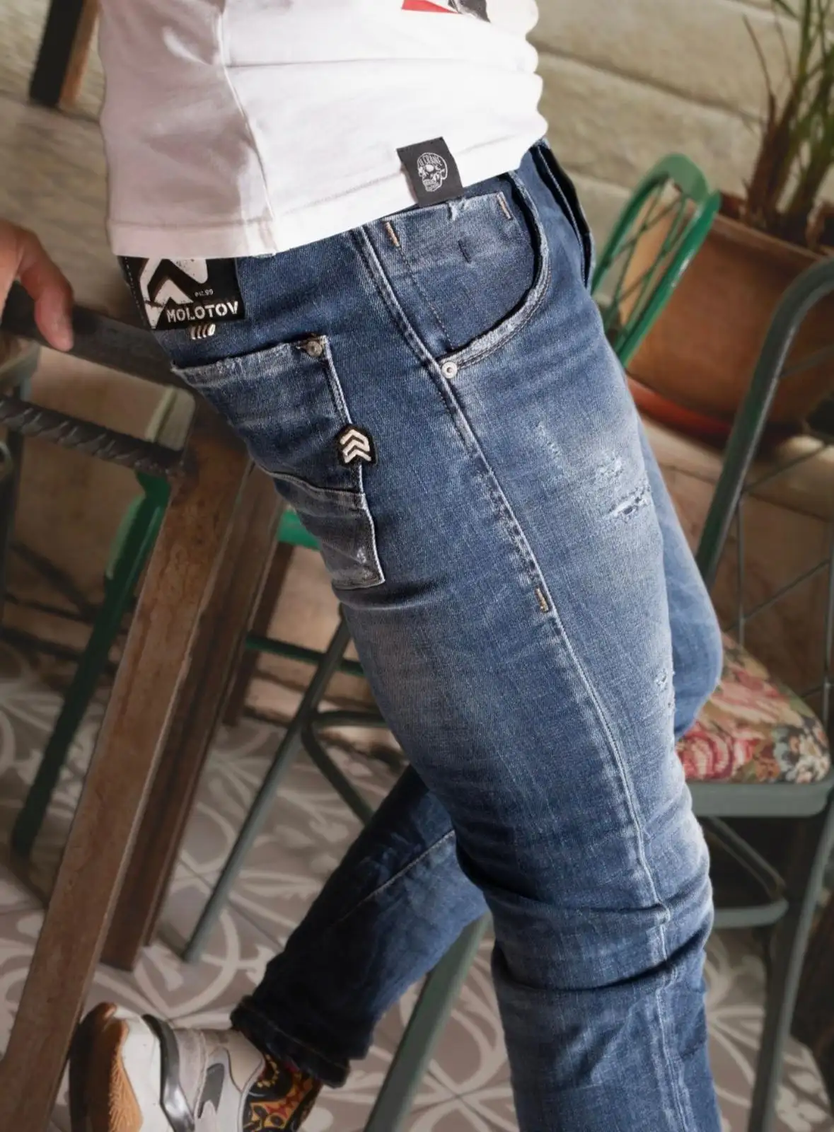 Pantalón Tejano Molotov Mod. Smith Basic 850 Denim - Imagen 2