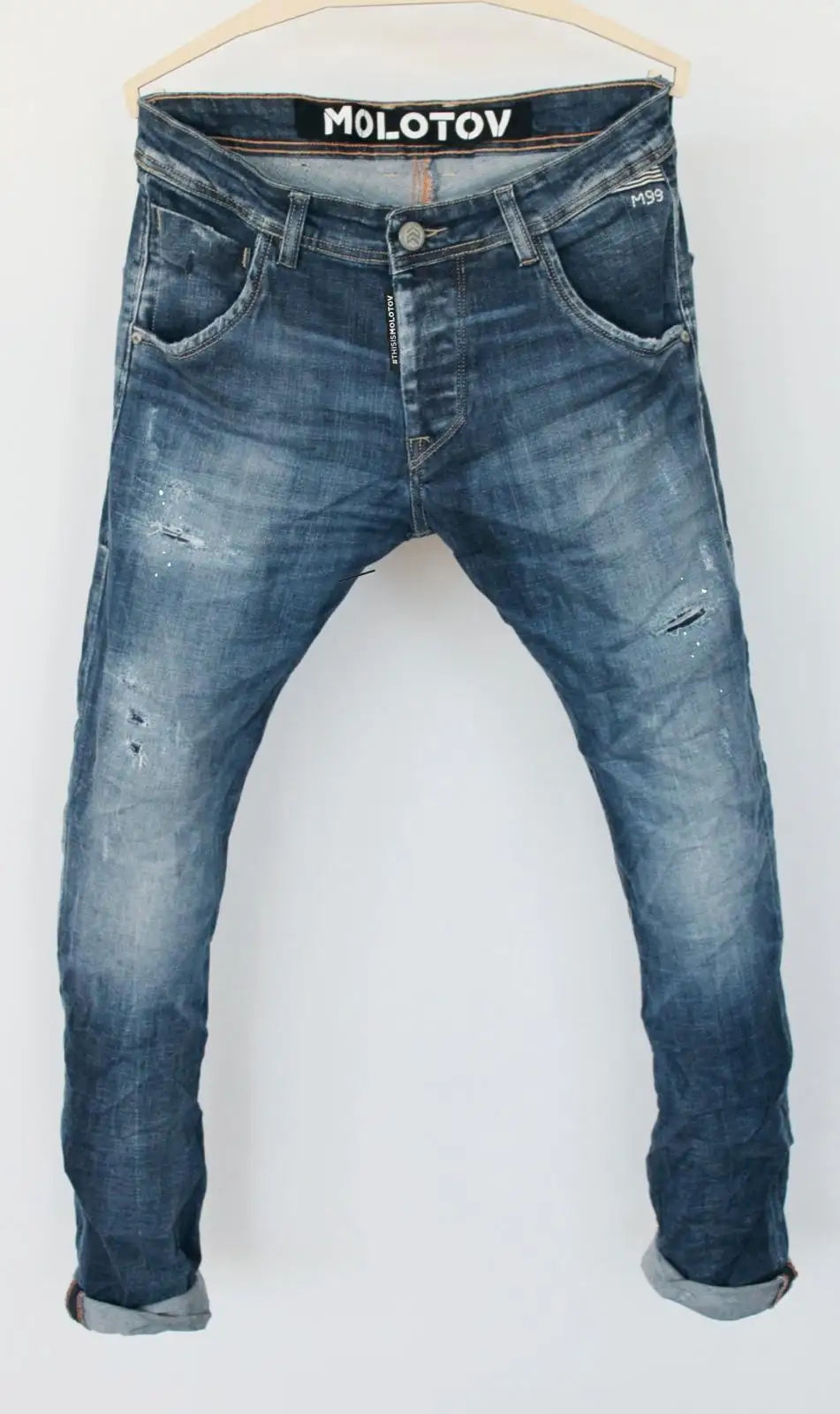 Pantalón Tejano Molotov Mod. Smith Basic 850 Denim - Imagen 5