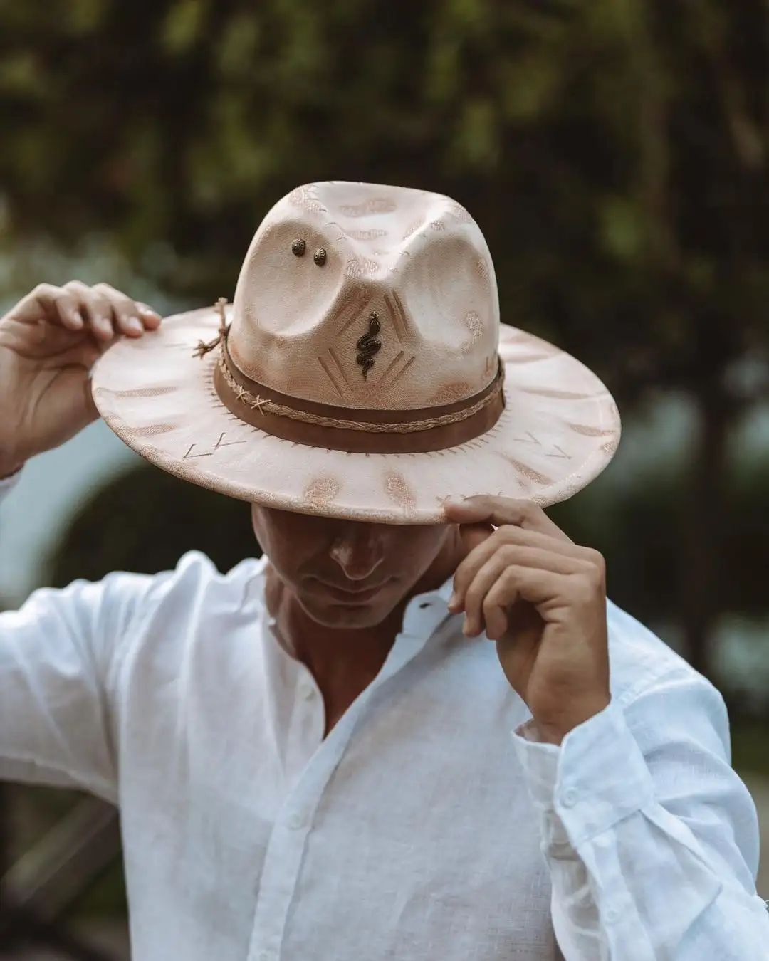 Sombro Bohemiansoul Hats "Brown Snake" - Imagen 2