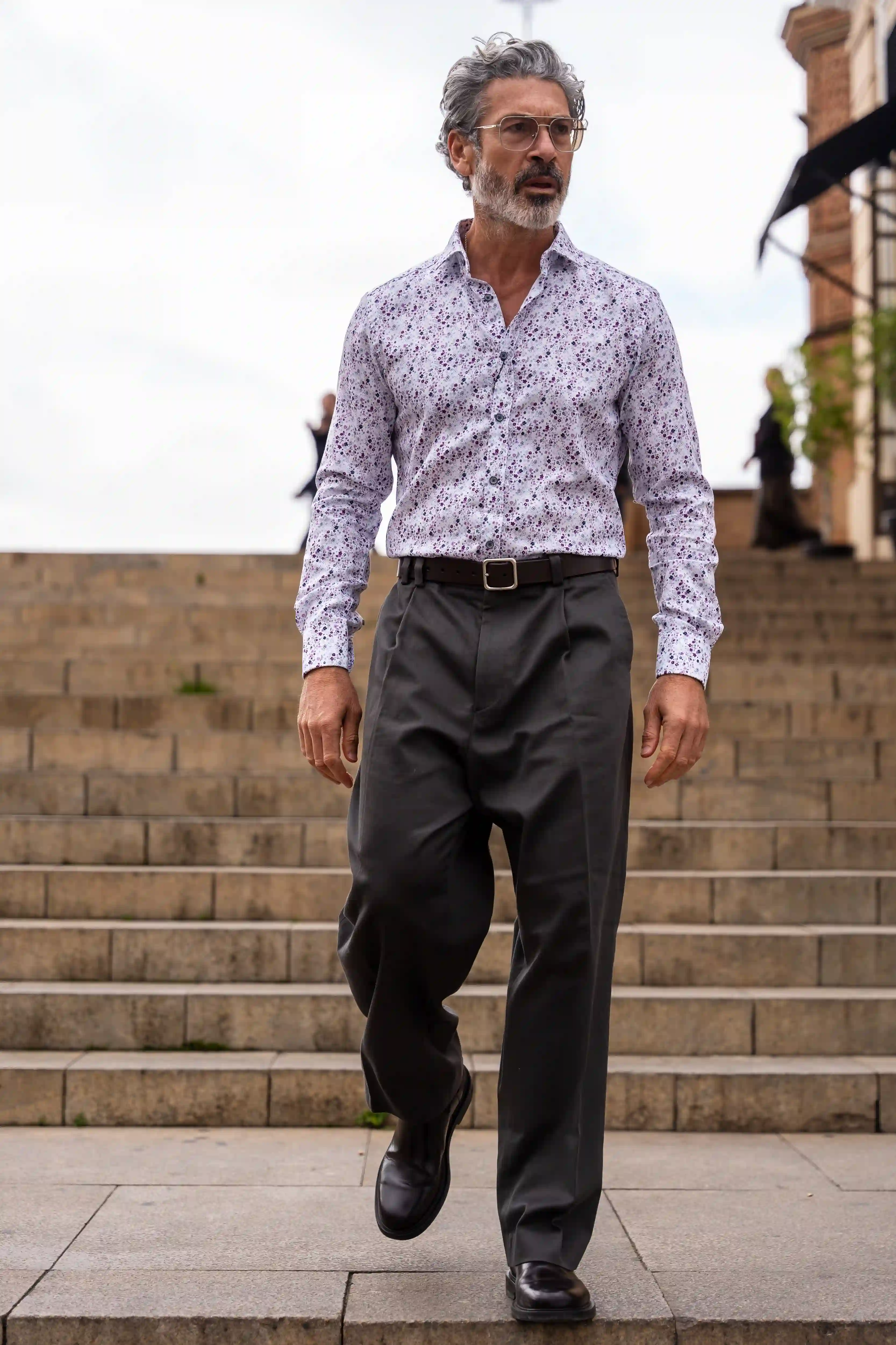 Monttesco Florin Morada Shirt