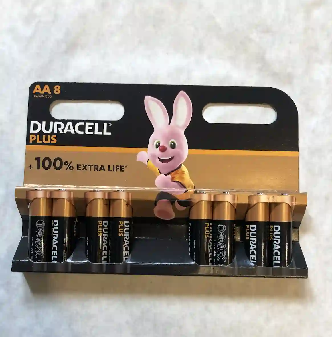 Duracell Plus batteries 100% - AA - 8ud