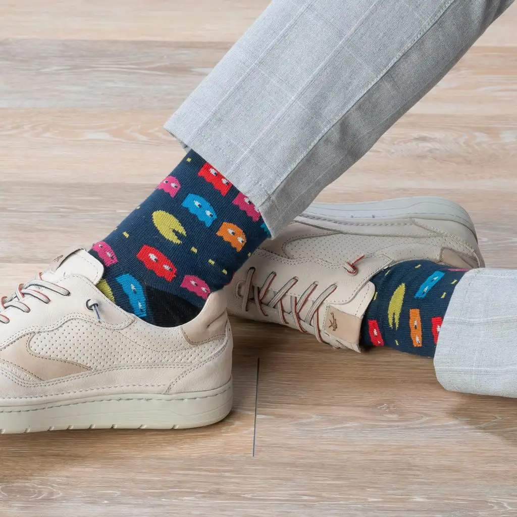 Funny socks eat coconos - Pacman Man - Image 2