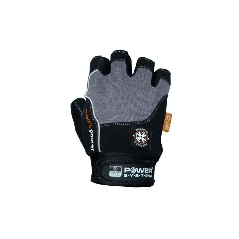 Guantes de gimnasio El poder masculino, el sistema de energía