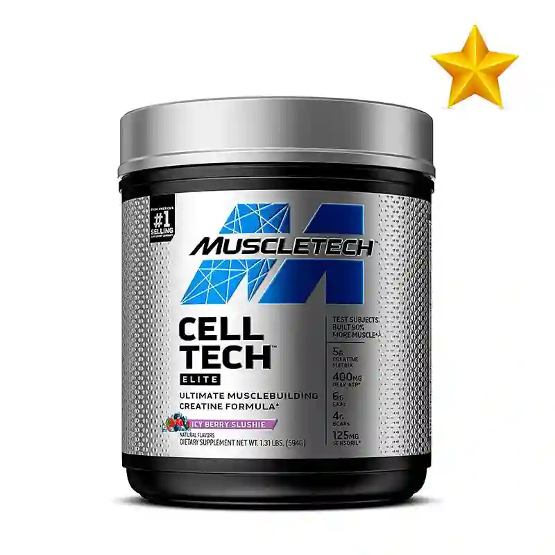 Muscletech Cell Tech Elite 584G, 20 porciones, Cherry Burst