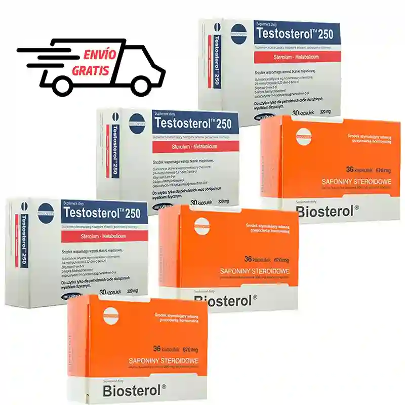 Testosterol 250 x 3, Biosterol X 3 - Pack Megabol