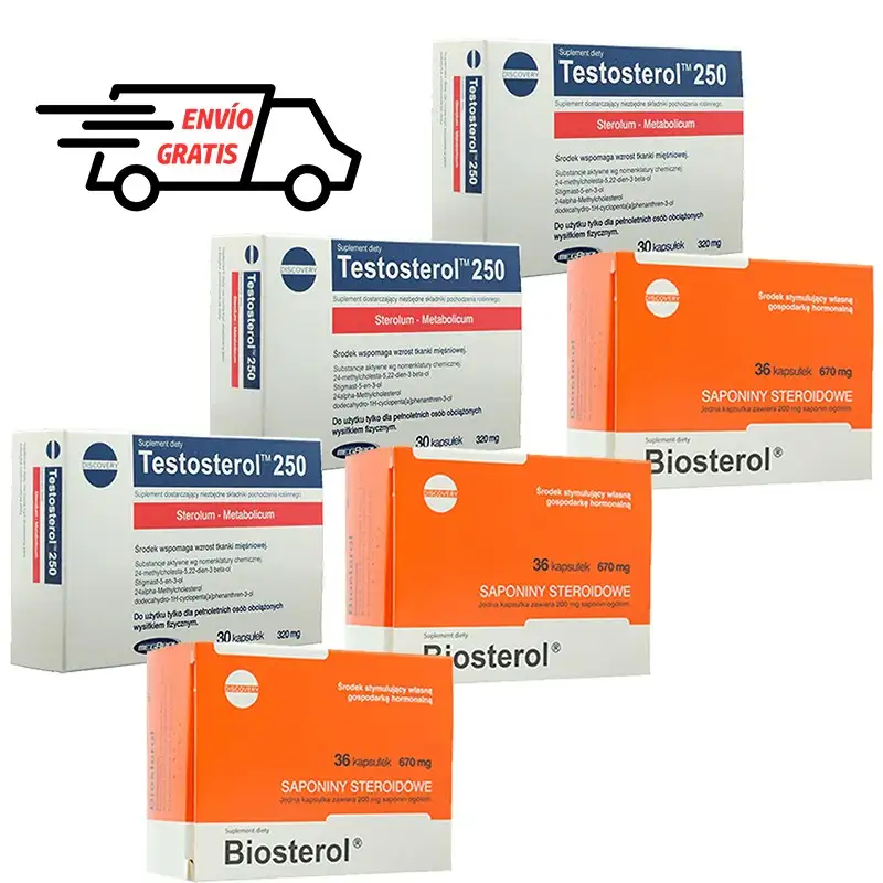 Testosterol 250 x 3, Biosterol X 3 - Pack Megabol