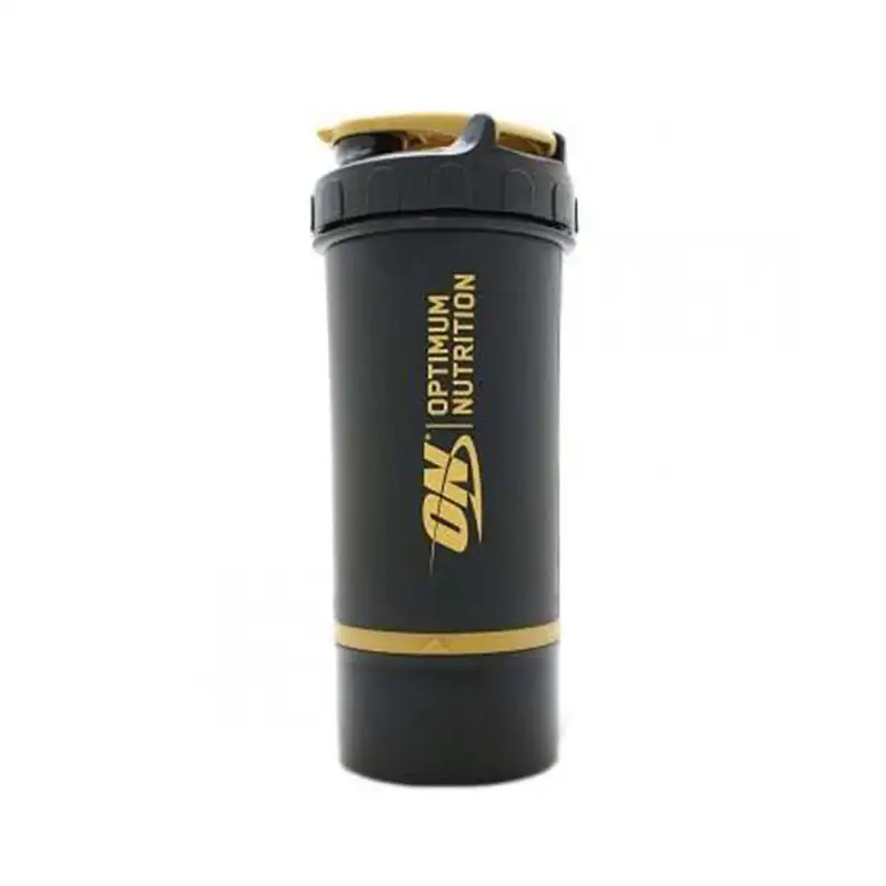 Shaker de nutrición óptima con compartimento de almacenamiento, 600 ml