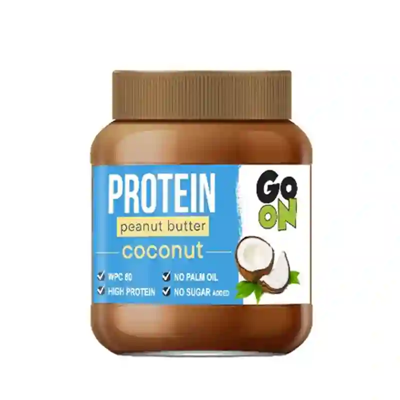 Mantequilla de maní de proteína de coco, 350 g, vaya a nutrición
