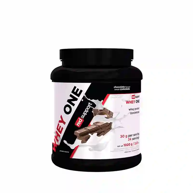 Suero una proteína, soporte rojo, 1 kg
