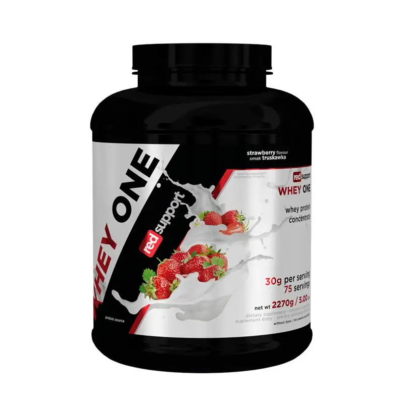 Suero una proteína, soporte rojo, 2.04 kg