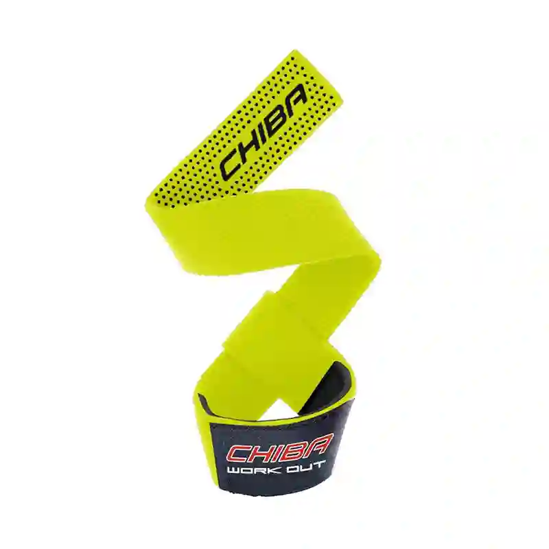 Correas de levantamiento de chiba, amarillo neón