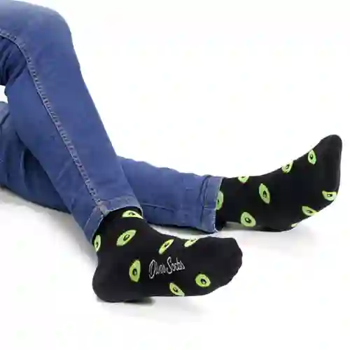Funny avocado socks
