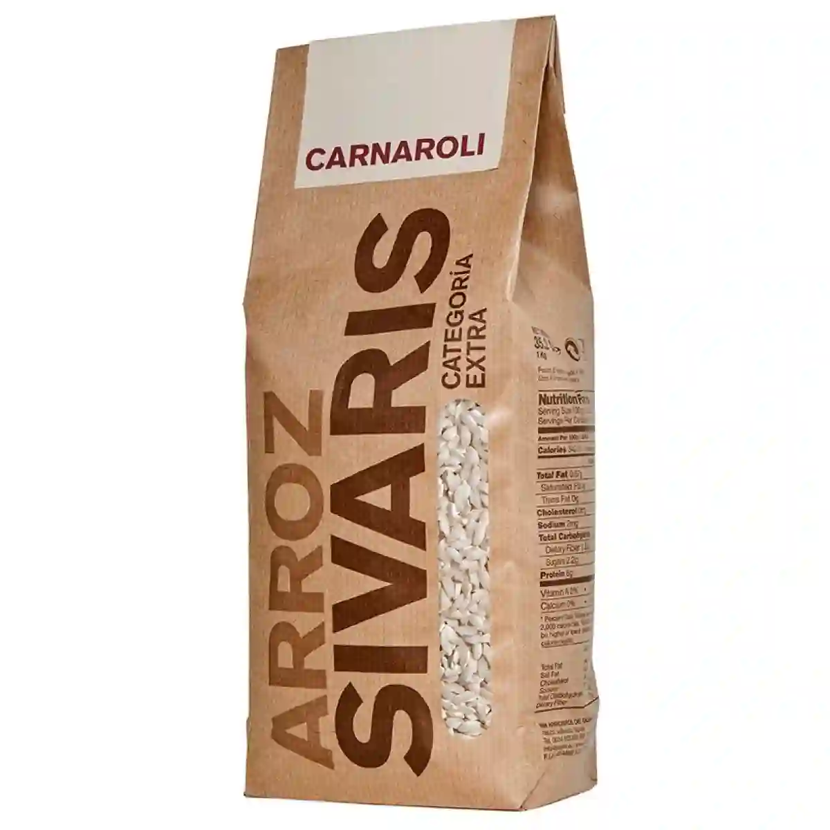 Sivaris Arroz Carnaroli - Paquete 1 kg