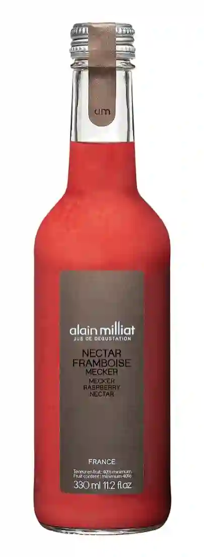 12x Alain Milliat Néctar de Frambuesa - Botella de Vidrio 33 CL