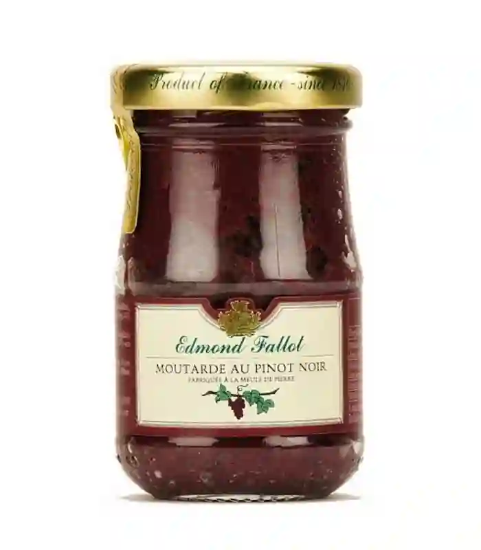 Edmond Fallot Mostaza en Grano al Pinot Noir - Tarro 100 GR