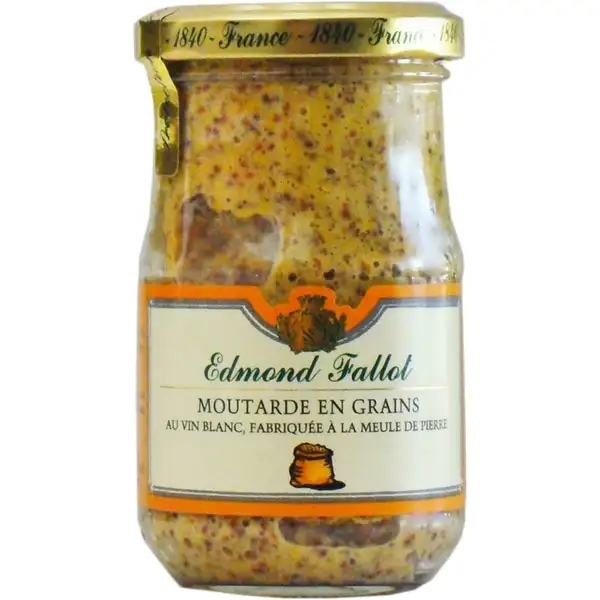 Edmond Fallot Mostaza en Grano - Tarro 205 GR
