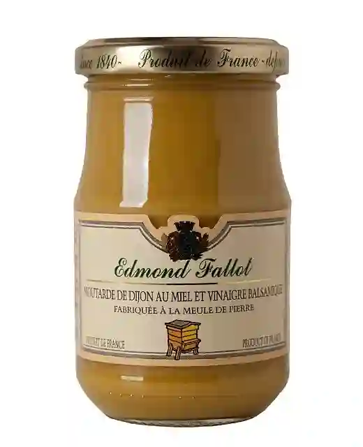 Edmond Fallot Mostaza de Dijon Con Miel y Vinagre Balsámico - Tarro 210 GR