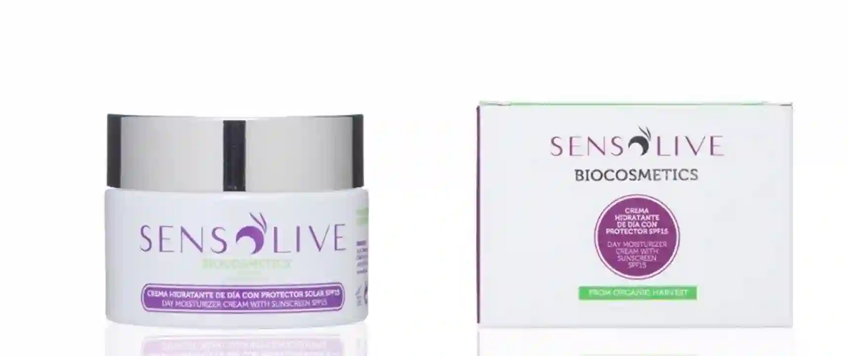 Sensolive Crema Unisex Antienvejecimento Natural Día SPF15 - Tarro 50 ml
