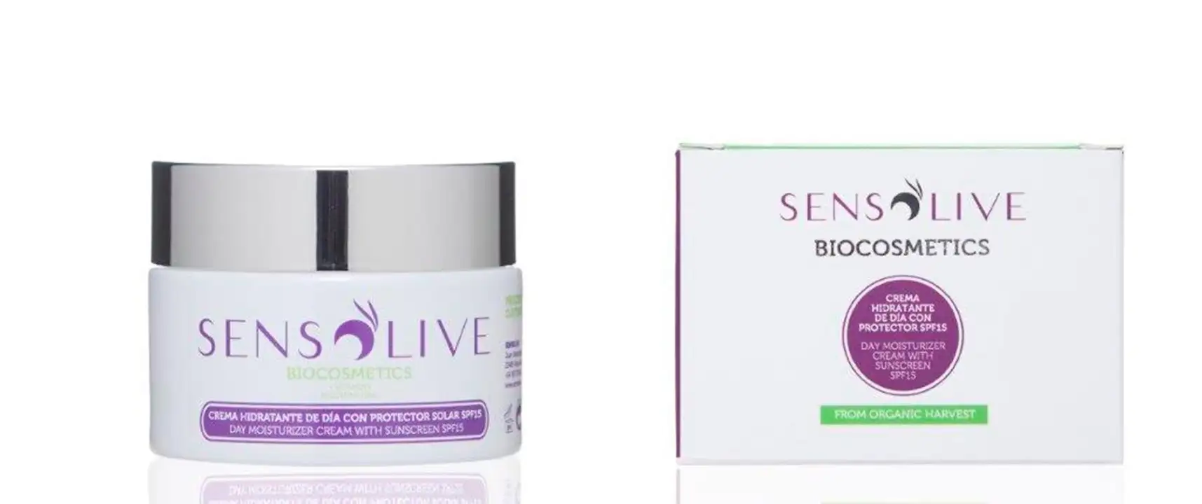 Sensolive Crema Unisex Antienvejecimento Natural Día SPF15 - Tarro 50 ml