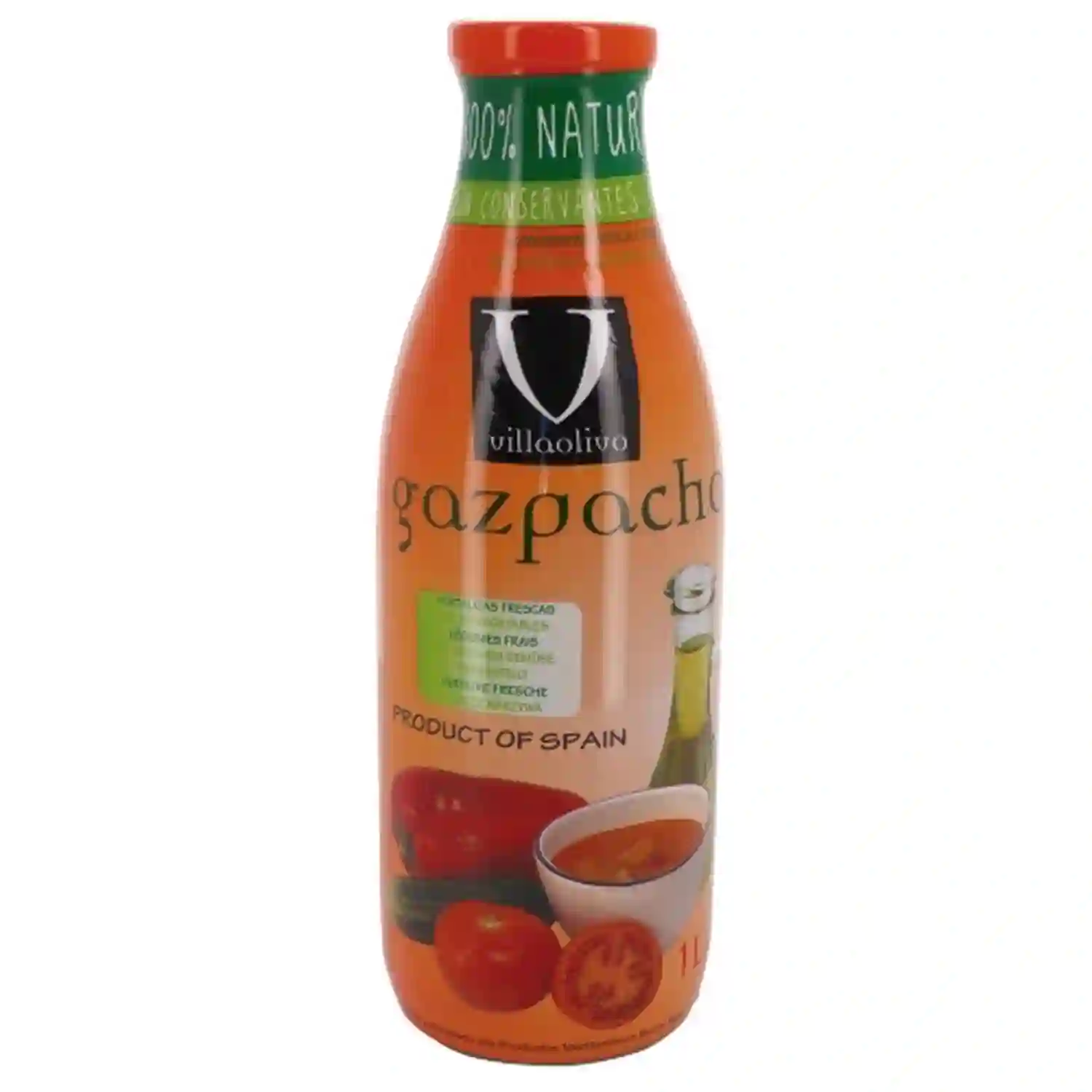 Villaolivo Gazpacho - Botella de vidrio 1L