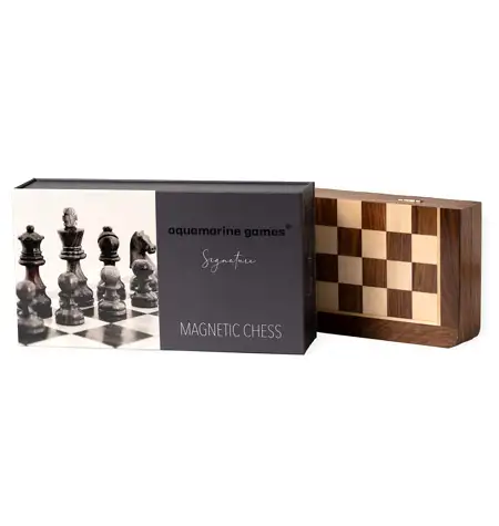 Ajedrez Firma Madera Plegable 35cm