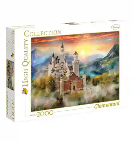 Puzzle 2000 Neuschwanstein Con Niebla - Clementoni
